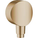 Шланговое подключение Hansgrohe FixFit S с обратным клапаном, Brushed Bronze (26453140) - Фото 1