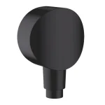 Шланговое подсоединение Hansgrohe FixFit S с обратным клапаном, черный матовый (26453670) - Фото 1