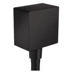 Шланговое подсоединение для душа Hansgrohe FixFit, черный матовый (26455670) - Фото 1