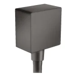 Шланговое подсоединение Hansgrohe  Fixfit E с обратным клапаном, Matt Black (26457670) - Фото 1