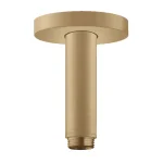 Тримач верхнього душу стельовий Hansgrohe S 100 мм, бронза матова (27393140) - Фото 1