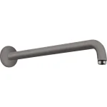 Кронштейн для верхнего душа Hansgrohe 389 мм, черный матовый хром (27413340) - Фото 1