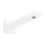 Кронштейн для верхнего душа Hansgrohe E 389 мм, белый матовый (27694700) - Фото 1