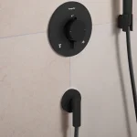Шланговое подсоединение Hansgrohe FixFit Fine S, Matt Black (28882670) - Фото 2
