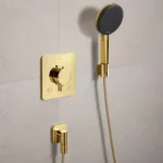 Шлангове підключення Hansgrohe FixFit Fine S, Polished Gold Optic (28882990) - Фото 2