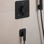 Шлангове підключення Hansgrohe FixFit Fine Q, Matt Black (28884670) - Фото 2