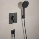 Тримач для душу Hansgrohe Porter Fine, Brushed Black Chrome (28885340) - Фото 2