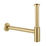 Сифон для умывальника Grohe 1 1/4 латунь, холодный рассвет матовий (28912GN0) - Фото 1