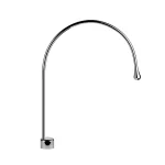 Вилив для умивальника Gessi Goccia, Chrome (33853031) - Фото 1