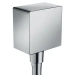 Шланговое подсоединение AXOR Fixfit Square, хром (36732000) - Фото 1