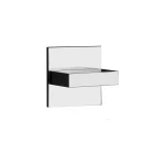 Запорный кран Gessi Rettangolo, для термостата, внешняя часть, Chrome (43264031) - Фото 1
