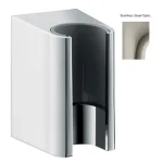 Тримач ручного душу AXOR One, stainless steel optic (45721800) - Фото 1