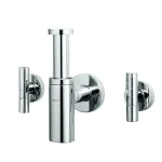 Сифон для раковини Viega Eleganta1 з установочними вентилями 5788.4 (492489) - Фото 1