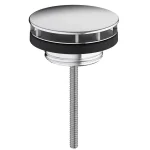 Сливной вентиль Hansgrohe с фиксированной крышкой для умывальника, хром (50001000) - Фото 1