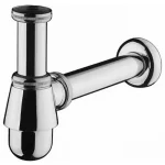 Сифон-стакан для раковини Hansgrohe стандартний, хром (52053000) - Фото 1