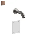 Излив Gessi Intreccio, для электронного смесителя, настенный, Copper Bruched PVD (54114708) - Фото 1