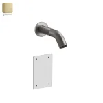 Излив Gessi Meccanica, для электронного смесителя, настенный, Bruched Brass PVD (54214727) - Фото 1