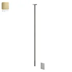 Излив Gessi Trame, для электронного смесителя, потолочный, Bruched Brass PVD (54324727) - Фото 1
