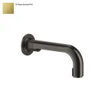 Излив для ванны Gessi Inciso настенный, Bruched Brass PVD (58103727) - Фото 1