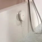 Наружная часть Hansgrohe Exafill II к сифону на ванну с наполнением, Chrome/White Gloss (58119000) - Фото 2