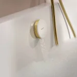 Наружная часть Hansgrohe Exafill II к сифону на ванну с наполнением, Polished Gold Optiс/White Gloss (58119990) - Фото 2