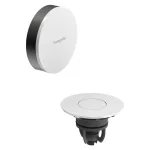 Наружная часть Hansgrohe Flexaplus II к сифону на ванну, Brushed Black Chrome/White Gloss (58187340) - Фото 1