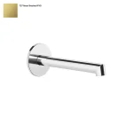 Излив Gessi Anello, средний, настенный, Bruched Brass PVD (63403727) - Фото 1