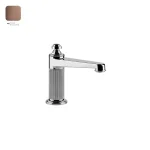 Излив для умывальника Gessi Venti 20, средний, Copper Bruched PVD (65023708) - Фото 1