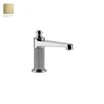 Излив для умывальника Gessi Venti 20, средний, Bruched Brass PVD (65023727) - Фото 1