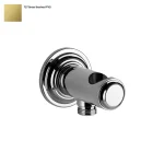 Держатель ручного душа Gessi Venti 20, вывод воды, Bruched Brass PVD (65161727) - Фото 1
