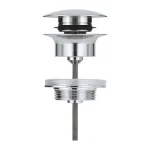 Зливний вентиль Grohe 1/4, хром (65807000) - Фото 2