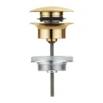 Донный клапан для умывальника Grohe 1/4, холодный рассвет матовый (65807GN0) - Фото 2