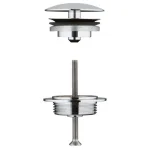 Зливний вентиль Grohe 1 1/4, хром (65808000) - Фото 1