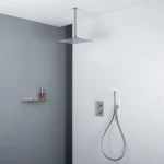 Держатель верхнего душа Ritmonio L=300 мм, вертикальный, круглый, INOX (75B003INOX) - Фото 2