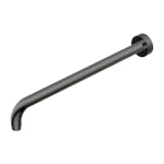 Держатель верхнего душа Ritmonio L=400mm, горизонтальный, круглый, Brushed Black Chrome (75B006BLX) - Фото 1