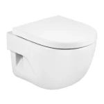 Кришка для унітазу Roca Meridian-N з функцією SoftClose, білий (A8012A200B) - Фото 2