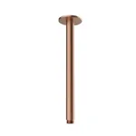 Тримач верхнього душу Almar Round Arm D24 мм, L300 мм, стельовий, PVD Brushed Copper (E021109.CO) - Фото 1