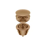 Донний клапан для умивальника Ritmonio CLIC-CLAC, Brushed Bronze (E0BA0176SFBRX) - Фото 1