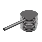 Ручка для смесителя Ritmonio Rigo, Brushed Black Chrome (PR51MA103BLX) - Фото 1
