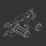 Скрытая часть для смесителя для умывальника CeaDesign (PWF01) - Фото 1