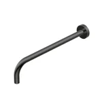 Держатель верхнего душа Ritmonio L=350mm, горизонтальный, круглый, Brushed Black Chrome (Q0BA6068BLX) - Фото 1