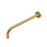 Держатель верхнего душа Ritmonio L=350mm, горизонтальный, круглый, Brushed Gold (Q0BA6068GOX) - Фото 1