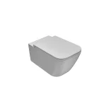 Сидение Globo Stone с крышкой для унитаза Soft Close, белый (ST020BI) - Фото 2