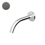 Вилив Zucchetti Isy22, настінний 17.5 см, Brushed metal black (Z92252.C51) - Фото 1