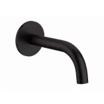 Вилив настінний Paffoni L=175 мм, Brushed Black Chrome (ZBOC139NKNSP) - Фото 1