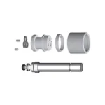 Подовжувач Paffoni FOX для арт. BOX015, H30 мм, Steel Looking (ZPROBOX015ST) - Фото 1