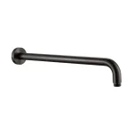 Кронштейн для верхнього душу Paffoni, круглий, 30 см, Brushed Black Chrome (ZSOF035NKNSP) - Фото 1