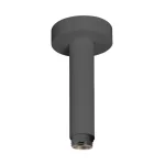 Тримач верхнього душу Paffoni Light, стельовий 120 мм, Mercury Grey (ZSOF064MG) - Фото 1
