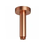 Держатель верхнего душа Paffoni, потолочный, круглый d=6 см, l=12 см, Brushed Copper PVD (ZSOF064RASP) - Фото 1