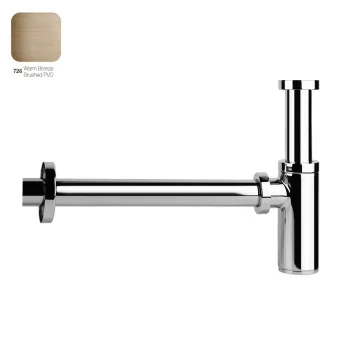 Сифон для умывальника Gessi, Warm Bronze Bruched PVD… - Фото №1